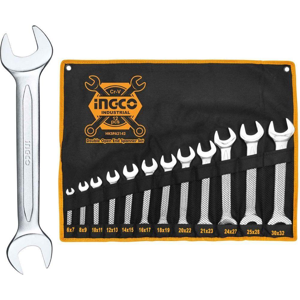 Ingco Double Open End Spanner / Open Wrench Set - KHM Megatools Corp. Ingco Double Open End Spanner / Open Wrench Set - KHM Megatools Corp.